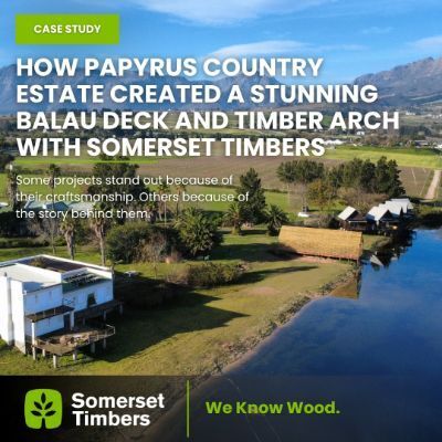 From Vision to Reality: How Papyrus Country Estate Created a Stunning Balau Deck and Timber Arch with Somerset Timbers